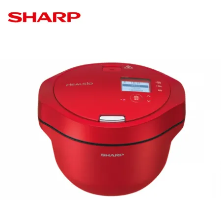【SHARP 夏普】2.4L 智慧攪拌零水鍋 KN-V24AT(R) 蕃茄紅★80B006
